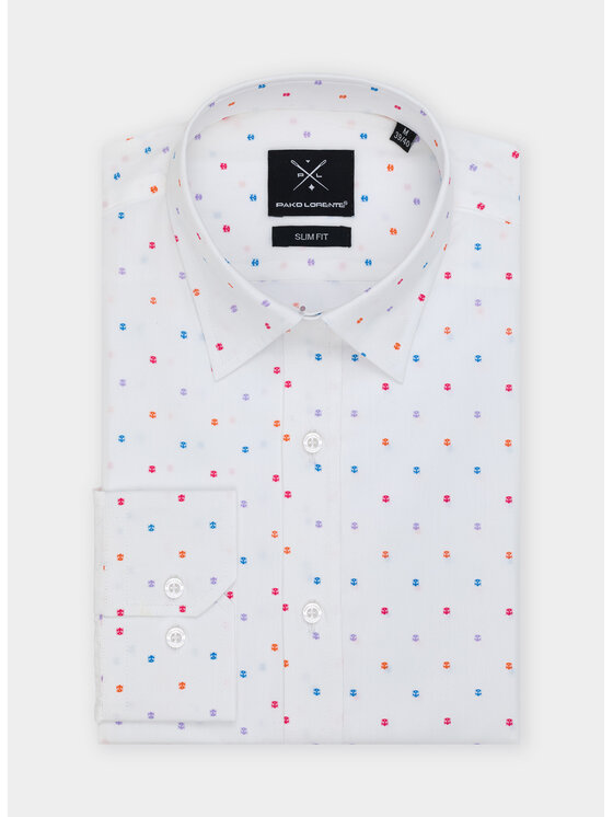 Pako Lorente Pako Lorente Koszula P22SF-1X-045 Biały Slim Fit