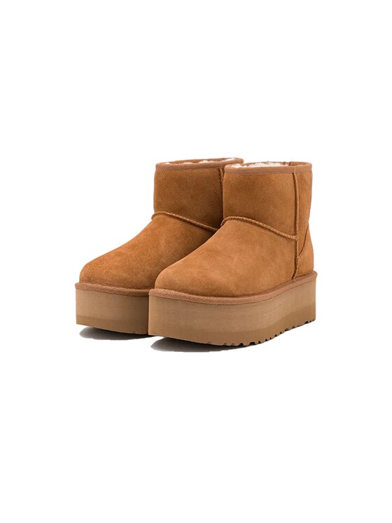 Ugg Ugg Sneakersy UGG Classic Mini Platform Boot Chestnut Brązowy