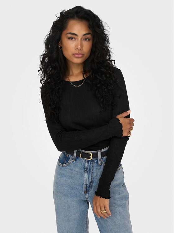 ONLY ONLY Μπλουζάκι Carlotta 15291987 Μαύρο Regular Fit