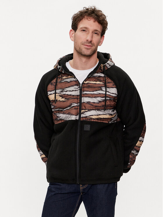 Volcom Mikina Muzzer Tripper A5832200 Čierna Relaxed Fit