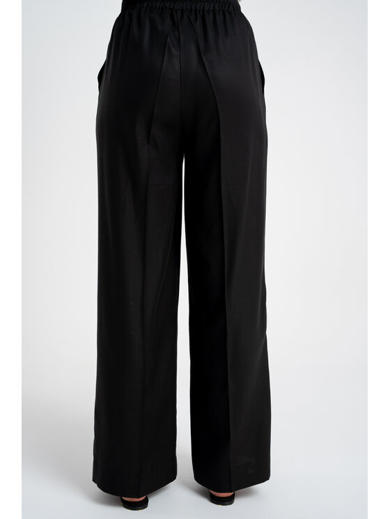 CLICK CLICK Παντελόνι υφασμάτινο 30-345 Μαύρο Loose Leg