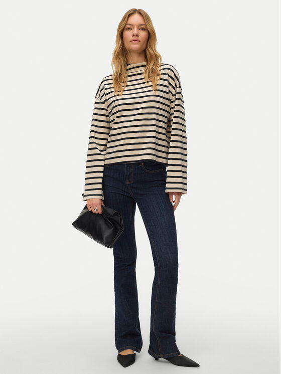 Vero Moda Vero Moda Μπλουζάκι Urena 10339132 Μπεζ Oversize