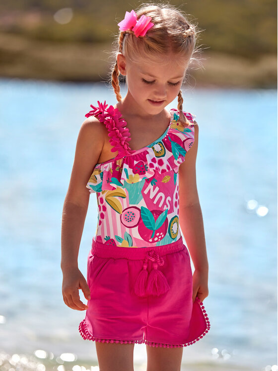 Mayoral Mayoral Pantaloncini sportivi 607 Rosa Regular Fit