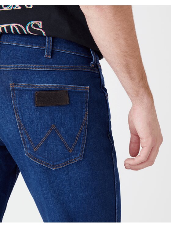 Wrangler Wrangler Jeansy GREENSBORO Niebieski Straight Fit