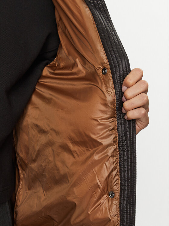 Deha Deha Пуховик D93583 Чорний Regular Fit