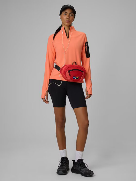 4F 4F Bluza 4FWSS26TFSWF642 Pomarańczowy Active Fit
