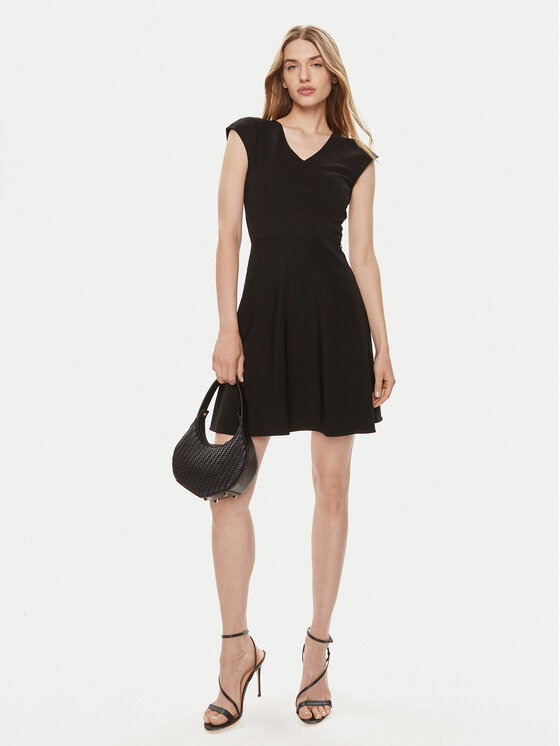 Armani Exchange Armani Exchange Коктейльна сукня 8NYA95 YJ83Z 1200 Чорний Slim Fit