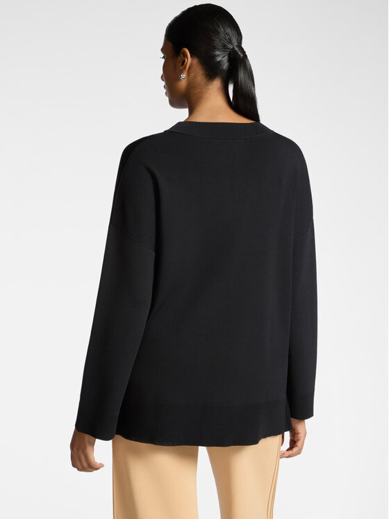 Elena Mirò Elena Mirò Sweter M569E001955N033 Czarny Regular Fit