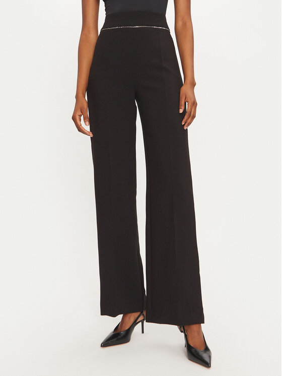 Rinascimento Rinascimento Pantaloni di tessuto 1000768842378 Nero Regular Fit