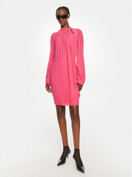 HUGO Hugo Cocktail obleka Kirce-1 50522654 Roza Regular Fit
