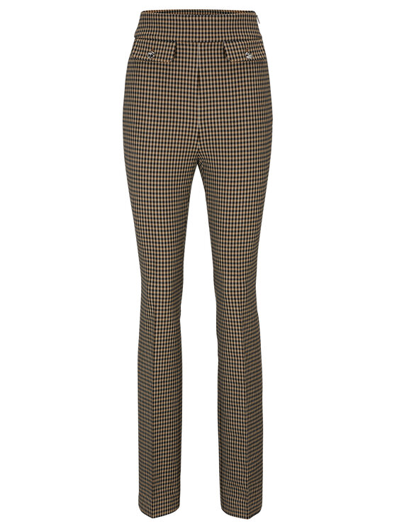 BOSS Boss Riidest püksid 50500111 Beež Slim Fit