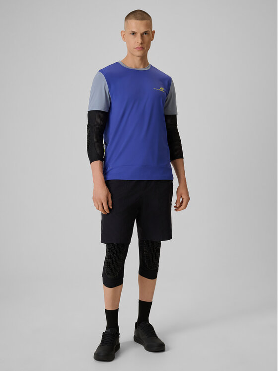 4F 4F Koszulka rowerowa GET LOST FEEL FOUND Fioletowy Regular Fit