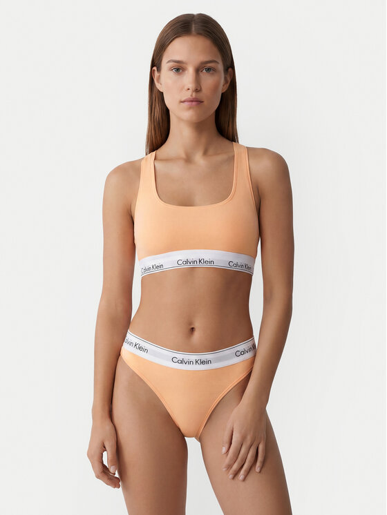 Calvin Klein Underwear Calvin Klein Underwear Στρίνγκ LV00QF8518 Ανοιχτό πορτοκαλί