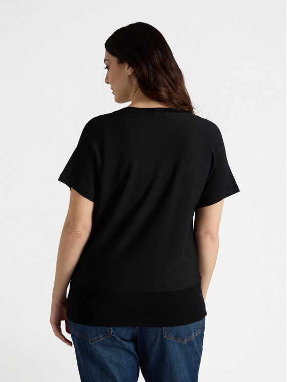 Fiorella Rubino Fiorella Rubino Kardigan M536L007906N033 Czarny Baggy Fit