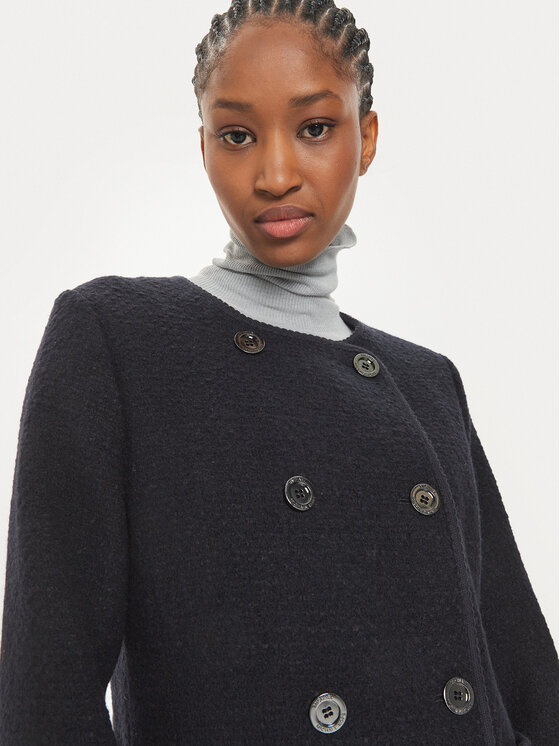 MICHAEL Michael Kors MICHAEL Michael Kors Вълнено палто 77B6754M12 Черен Slim Fit