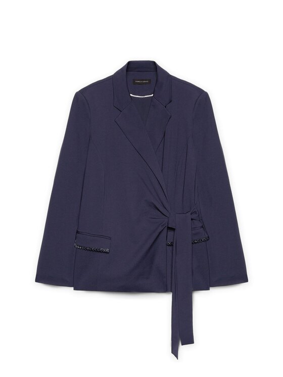 Fiorella Rubino Fiorella Rubino Giacca di transizione Q494T000171N034 Blu Regular Fit