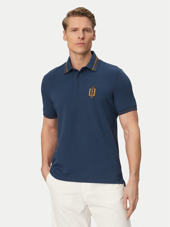 Aeronautica Militare Aeronautica Militare Polokošile 261PO1914UP00403 Modrá Regular Fit
