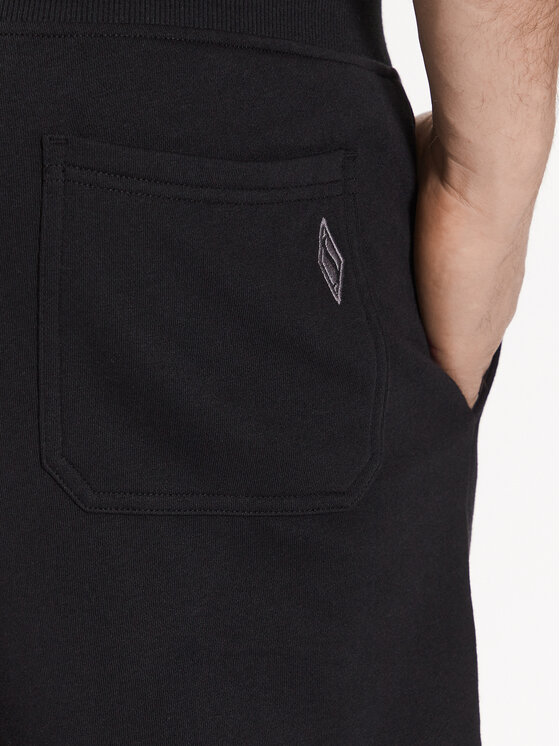 Skechers Skechers Pantaloncini sportivi Skechers Explore Short Nero Regular Fit