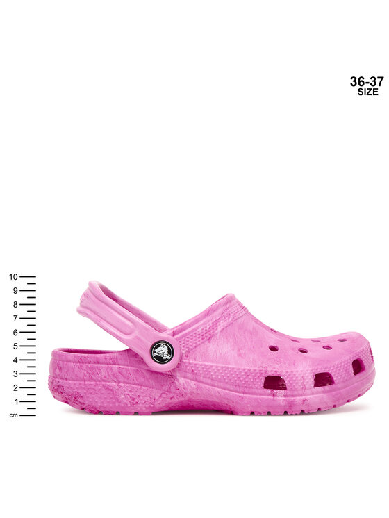 Crocs Crocs Natikači Kids' Classic Watercolor Marbled Clog 211602 Roza