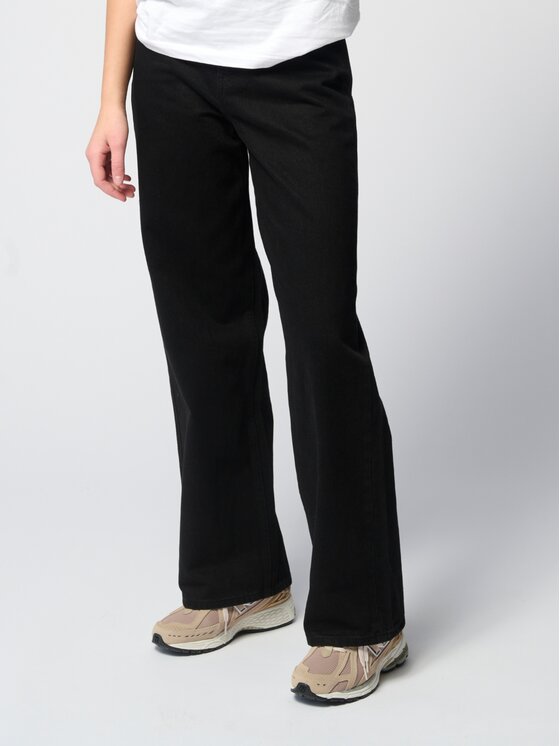 TeeShoppen TeeShoppen Jeansy Oryginalne spektakle luźne dżinsy Czarny Loose Fit