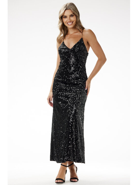 Awama Awama Abito da sera A697 Nero Basic Fit