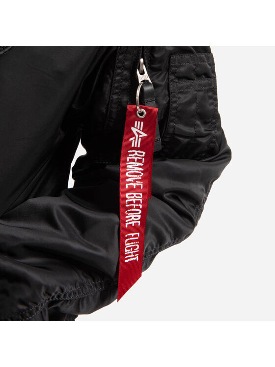 Alpha Industries Alpha Industries Kurtka bomber Alpha Industries MA-1 VF NASA ALL BLACK Czarny Regular Fit