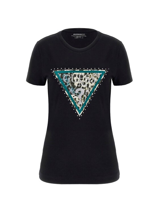 Guess Guess T-Shirt 176411 Czarny Classic Fit