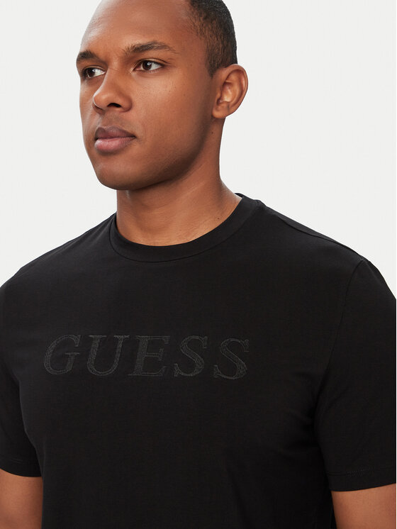 Guess Guess T-Shirt Z6YI17 K4968 Μαύρο Regular Fit
