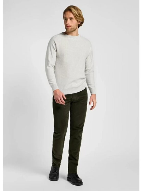 Lee Lee Spodnie materiałowe DAREN ZIP FLY Zielony Regular Fit