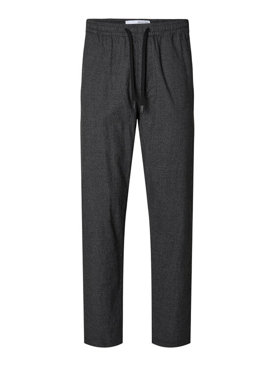 Selected Homme Selected Homme Bavlnené nohavice 16090956 Sivá Slim Tapered Fit