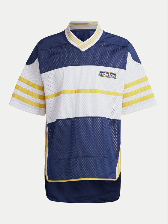 adidas adidas Marškinėliai adicolor Adibreak IU2361 Tamsiai mėlyna Loose Fit