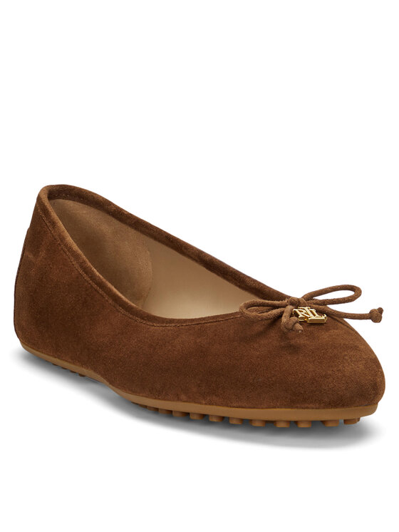 LAUREN RALPH LAUREN LAUREN RALPH LAUREN Baleriny 802951376001 Brązowy