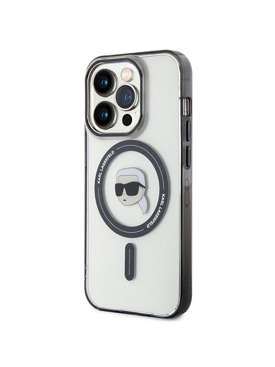 KARL LAGERFELD KARL LAGERFELD Etui na telefon IML Karl's MagSafe Przezroczysty