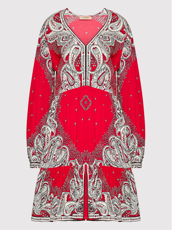 TWINSET TWINSET Повсякденна сукня 221TP270A Червоний Regular Fit