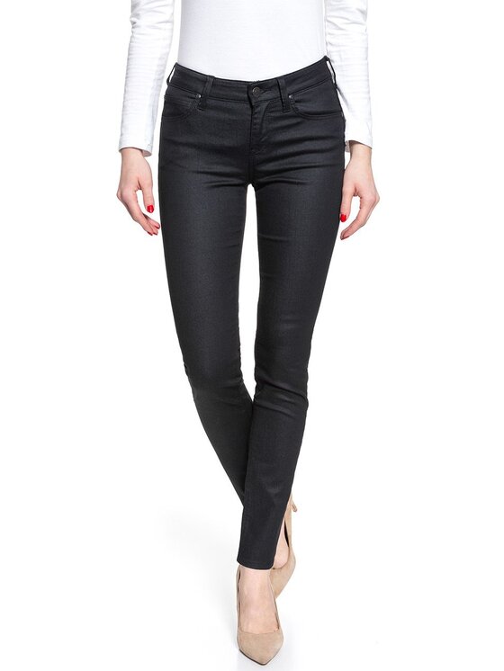 Lee Lee Jeansy SCARLETT Czarny Skinny Fit