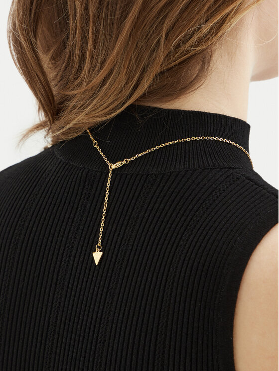 Guess Guess Naszyjnik JUBN05 018JW Złoty
