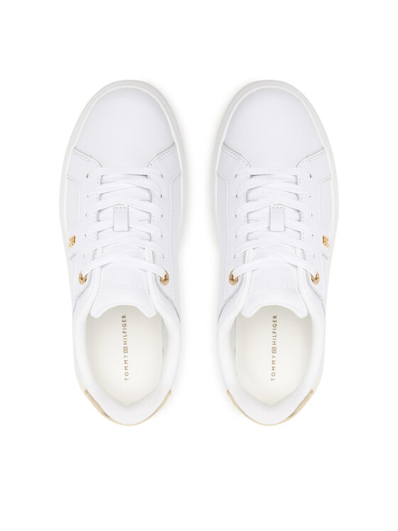 Tommy Hilfiger Tommy Hilfiger Sneakersy Th Platform Chic Sneaker FW0FW09626 Biały
