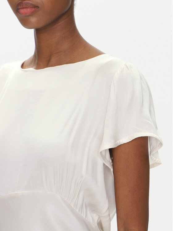 ViCOLO ViCOLO Vakarinė suknelė TD0767 Écru Regular Fit