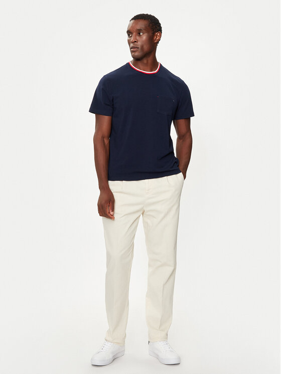 Lacoste Lacoste Tricou TH1726 Bleumarin Relaxed Fit