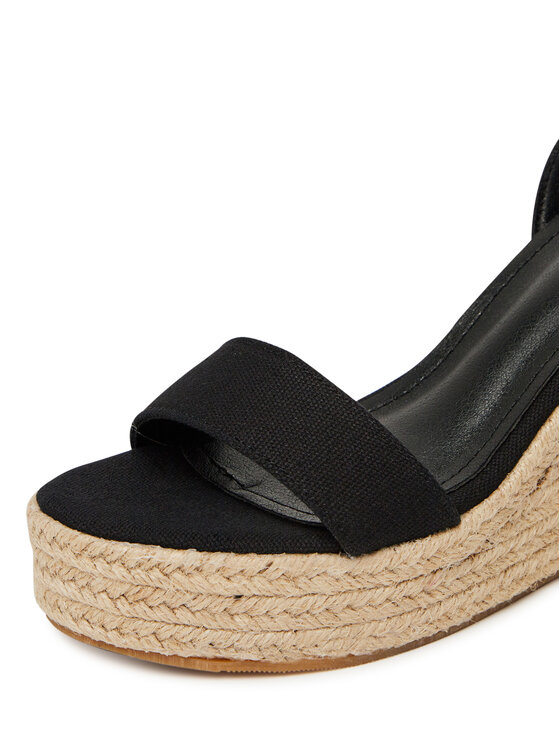 DeeZee DeeZee Espadrilky EA0315-2 Čierna