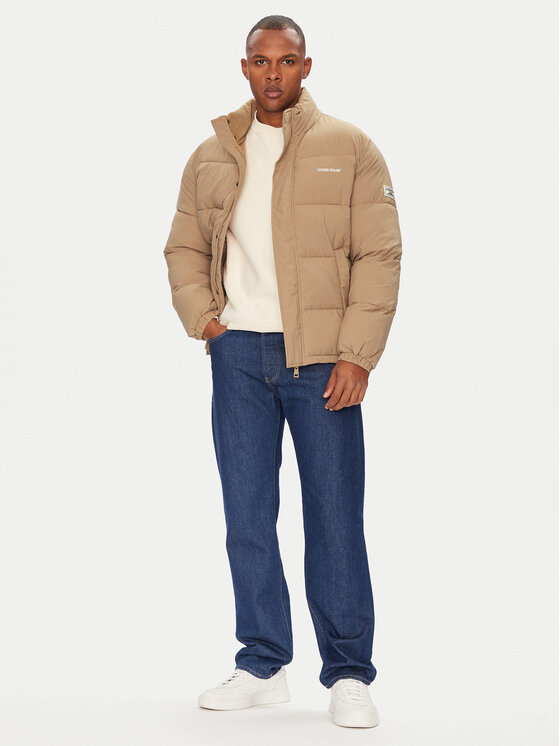 Guess Jeans Guess Jeans Зимно яке M4BL20 WGII2 Кафяв Regular Fit