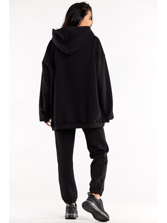 Infinite You Infinite You Bluza M323 Czarny Basic Fit