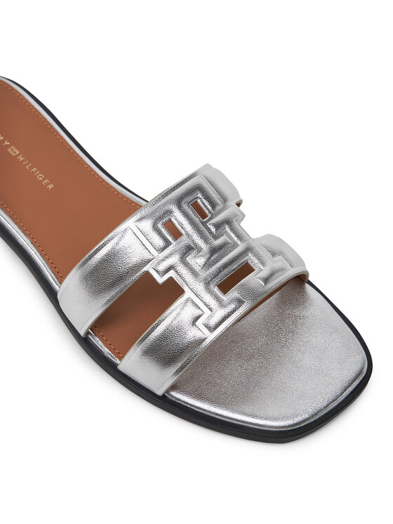 Tommy Hilfiger Tommy Hilfiger Šlepetės FW0FW08676 Sidabrinė