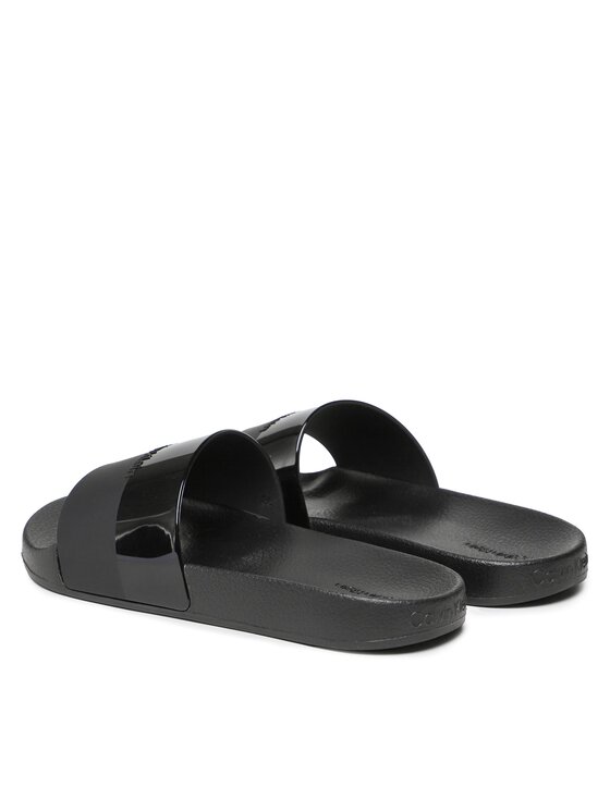 Calvin Klein Calvin Klein Natikače Pool Slide HW0HW01783 Crna
