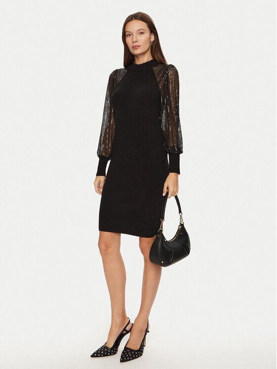 ONLY ONLY Коктейльна сукня Naja 15332096 Чорний Slim Fit