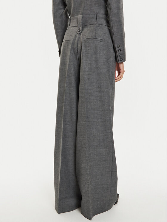 IVY OAK IVY OAK Stoffhose Prescilla IO115189 Grau Wide Leg