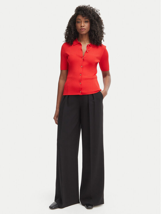 Tommy Hilfiger Tommy Hilfiger Kardigan WW0WW48482 Crvena Slim Fit