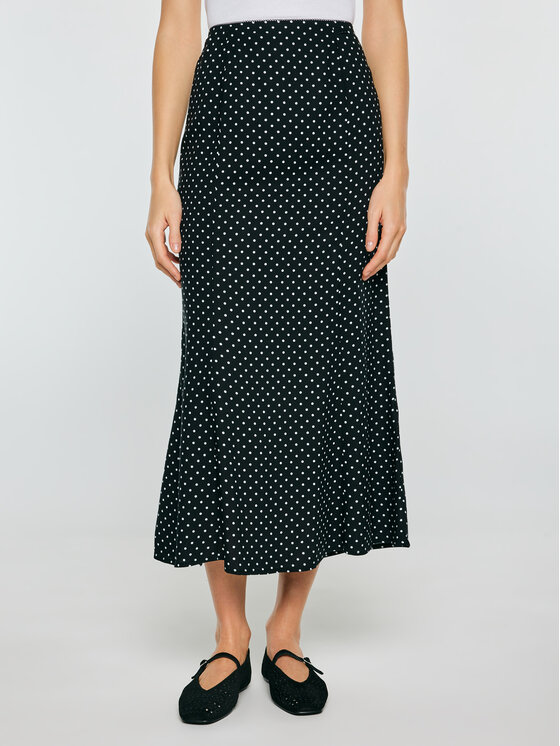 BIG STAR BIG STAR Spódnica midi CAROLLA Czarny Regular Fit