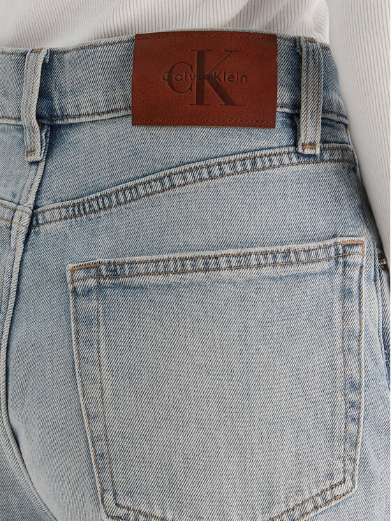 Calvin Klein Jeans Calvin Klein Jeans Blugi New Mom Jean Bowery Destroyed LV047D722G Albastru Mom Fit