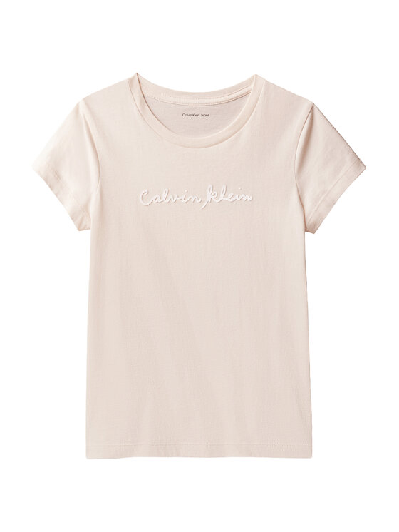 Calvin Klein Jeans Calvin Klein Jeans Marškinėliai LVCKSJA17G Rožinė Regular Fit